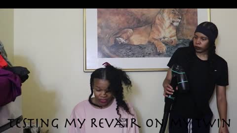 Testing The RevAir On My Twin{You Beautiful Gurus} Tabetha Ray {sneak peek}