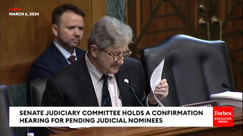 'What's Going On Here-'- John Kennedy Grills Biden Judicial Nominee