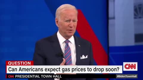 Biden admits 'I don't have a near-term answer' for high gas prices