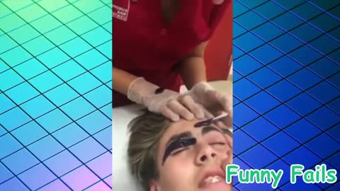 beauty fails Amazing compilation - Try not to laugh