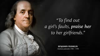 Benjamin franklin's quotes which are better to be known when young to not regret in Old Age