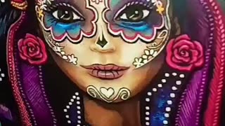 "My Exotic Purple Queen "Dia De Muertos Barbie"Come See💜💃💎🎶🎤🌹