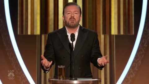 Ricky Gervais 2020 Golden Globes monologue