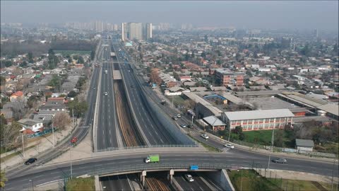 Quilin Metro Station in Santiago, Chile