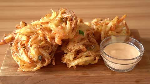 Super Crispy Onion Frying Recipe Tips/ Fried Vegetables