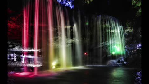 Colorful Waterfalls