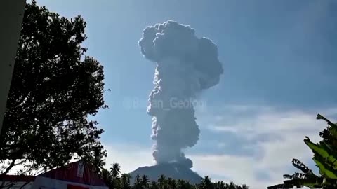 Indonesia's Mount Ibu erupts, spewing ash clouds