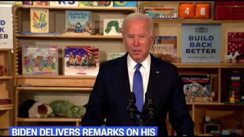 Biden speech, Build back better. Oct 14th 2021