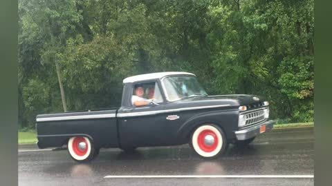 Ford trucks. Montage of slicks and fridges.