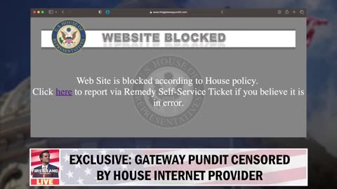 Congress BLOCKS The Gateway Pundit From Members or Staff Reaching Their Website