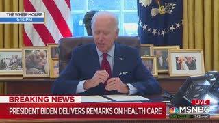 Biden Calls Trump "THE PRESIDENT" During Rambling Statement