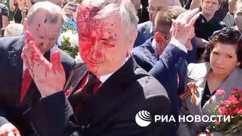 RUSSIA'S AMBASSADOR IN POLANDS IS ATTACKED