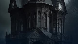 Black Houses | Gothic Architecture | Dark Houses | Haunted Houses | Eerie | Creepy | AI Art