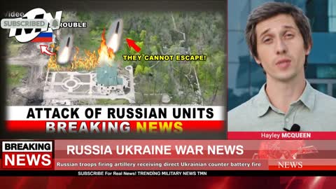 Russian troops firing artillery receiving direct Ukrainian counter battery fire UKRAİNE RUSSİA WAR