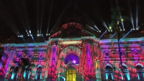 Fiesta De la Luz at National Museum of Fine Arts in Santiago, Chile