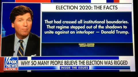 Tucker Dictates PERFECTLY What Most Trump Supporters Believe - July 10 2021