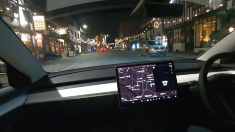 Tesla Night Drive Stratford Upon Avon