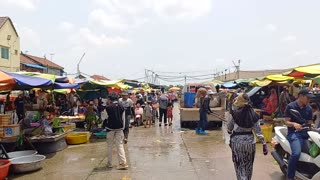 Fish market in Phnom penh