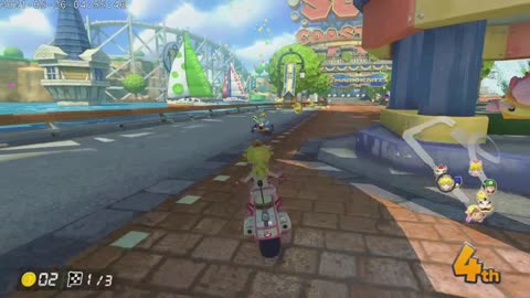 Mario Kart 8 Deluxe Switch Princess Peach Part 2 Water Park