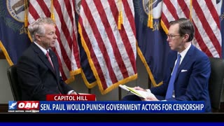 Sen. Paul Would Punish Government Actors For Censorship