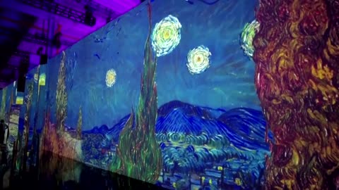 Van Gogh's immersive exhibit dazzles New Yorkers