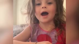 Little girl's makeup tutorial is the cutest thing ever!