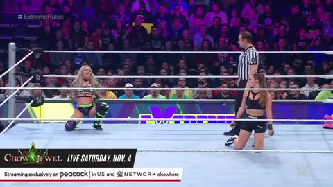 WWE-Morgan vs. Rousey — SmackDown Women's Title Extreme Rules Match