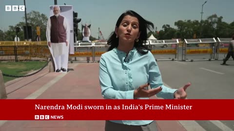 Narendra Modi sworn in as India’s prime minister for third term _ BBC News