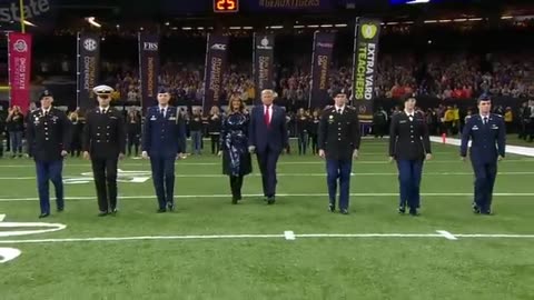 ‘Four More Years’; President Trump cheered loudly at College Football National Championship