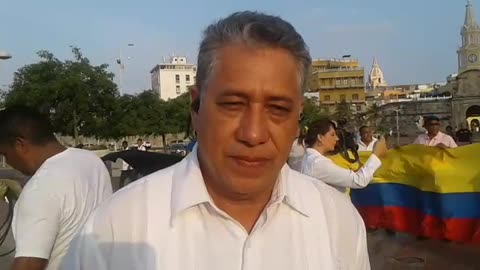 Plantón de periodistas en Cartagena en rechazo a asesinato de colegas ecuatorianos