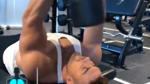 Ryan Terry's chest training