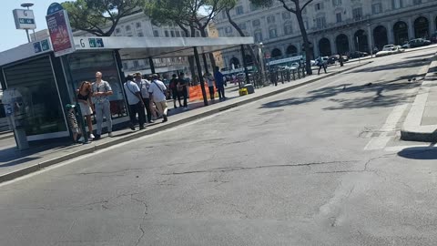 Termini bus station daytime