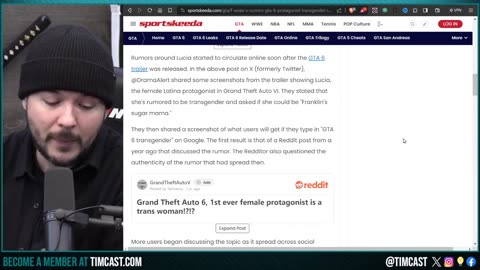 GTA 6 Main Character Is A TRANS WOMAN Claims FAKE Rumor, People Make Up Stuff For RAGE Clicks