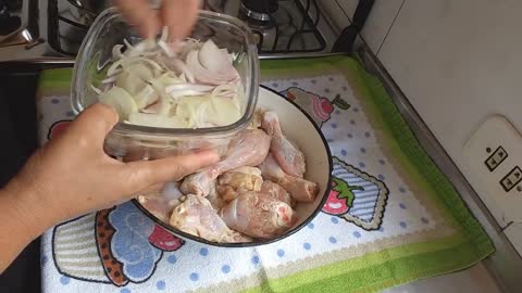 Chicken onion recipe