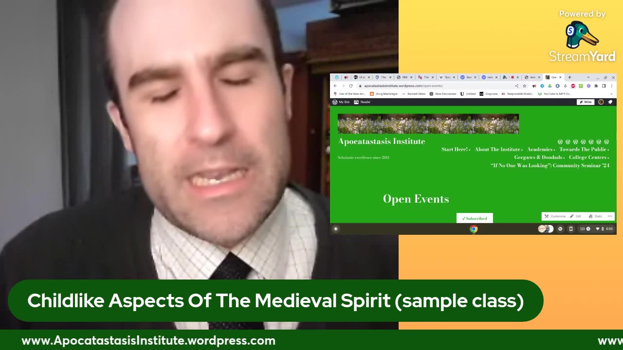 Childlike Aspects Of The Medieval Spirit (sample class)