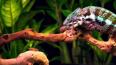 Chameleon colour changing