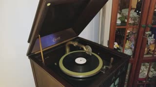 Edison Diamond Disk, Historic song. Funny