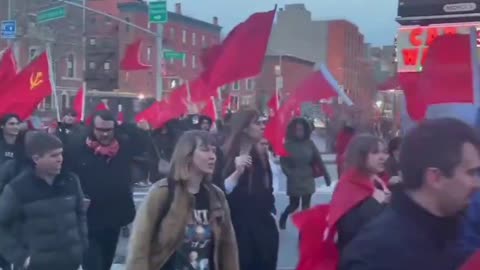 Communist March happening in New York