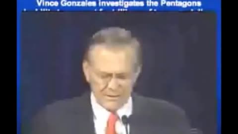 Donald Rumsfeld announces 2.3 Trillion missing from the Pentagon on September 10th 2001