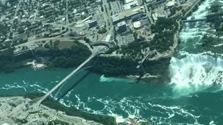 Niagara Falls from an airplane
