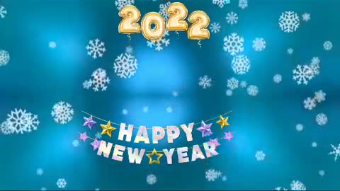 Happy new year 2022 with short music video
