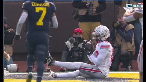 INTERCEPTION? YOU DECIDE MICHIGAN OHIO ST