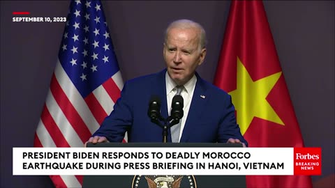JUST IN- Biden Responds To Deadly Earthquake That Hit Morocco And Has Claimed Over 1,300 Lives