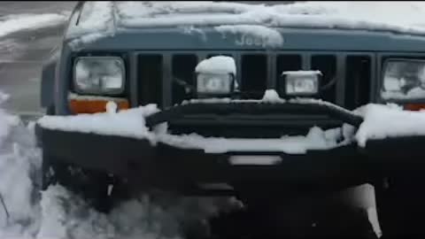 Jeep Cherokee Xj snow