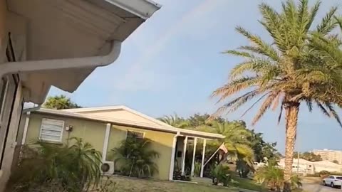 This is a double rainbow right over my truck. #music #shorts #nature #weather