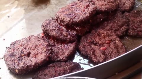 CREATIVE FOOD _ Peshawari Nalli Chapli Kabab