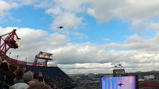 Plane flyover