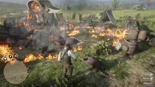 Red Dead Redemption 2 oil wagon ride of death