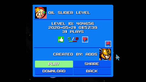 Mega Man Maker Level Highlight: "Oil Slider Level" by ADDS