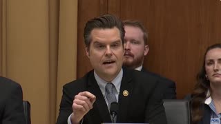 Matt Gaetz DESTROYS Crooked Special Counsel Robert Hur & the DOJ's Two-Tiered Justice System